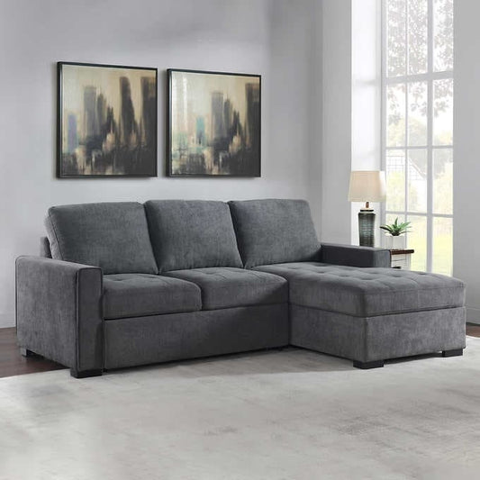 Sofá cama convertible con arcón – Cama integrada