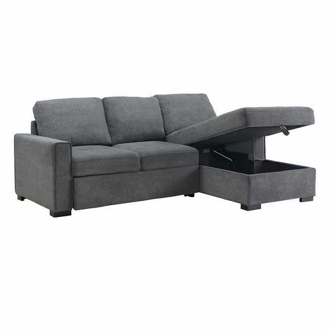 Sofá cama convertible con arcón – Cama integrada