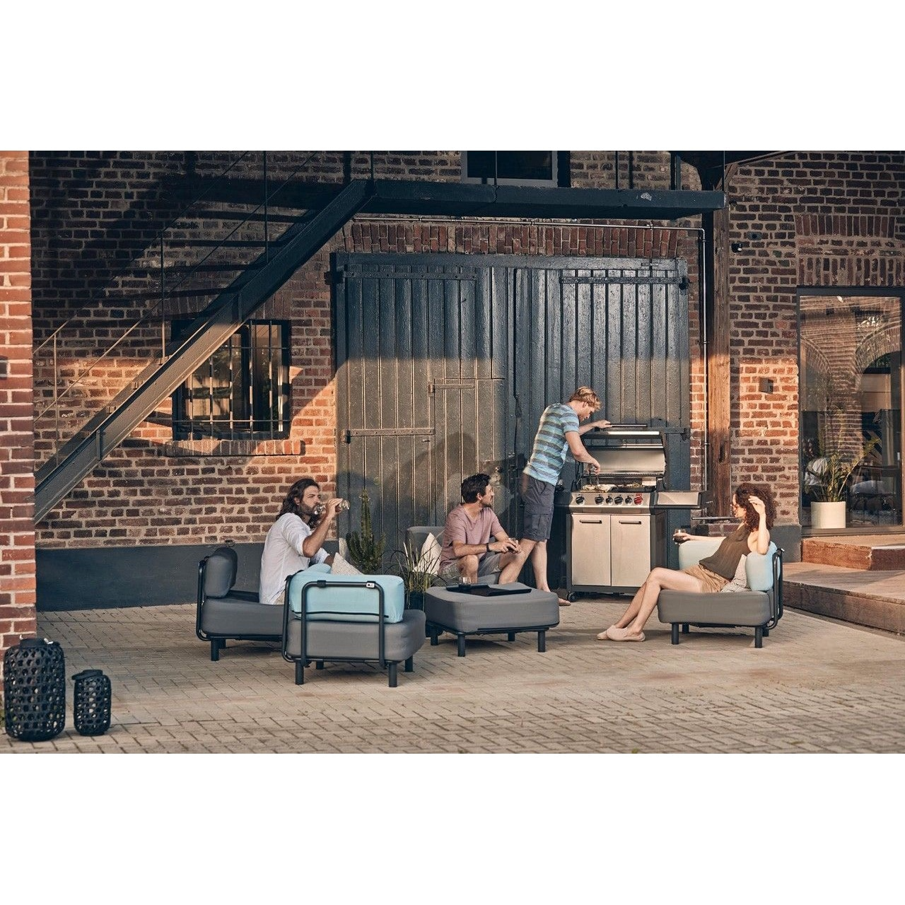 Parrilla de gas – 4 quemadores turbo y zona infrarroja para una experiencia de asado superior